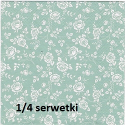 Serwetka -1453- Różyczki